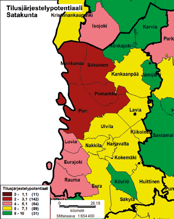 Punainen väri osoittaa heikohkoja mahdollisuuksia. 4.2.