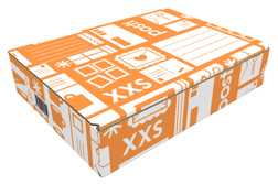 S, M, L ja XL ovat yhteensopivia postin pakettiautomaatin lokeroihin.