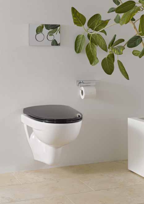 Seinäistuimet soveltuvat erinomaisesti niin vieraskylpyhuoneisiin, suuriin kylpyhuoneisiin kuin julkisiin wc-tiloihinkin.