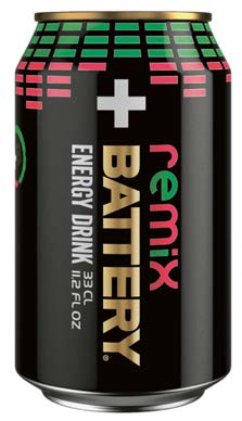 Raikkaaseen makuun on ladattu täydet Battery-tehot. Battery Remix koettiin erilaiseksi energiajuomaksi, jonka maku kiinnosti erityisesti 15-17-vuotiaita nuoria sekä naisia.