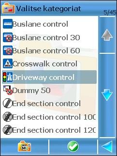 In the popup menu select: around GPS position update the safety camera content covering an area of 20 km radius around your current GPS