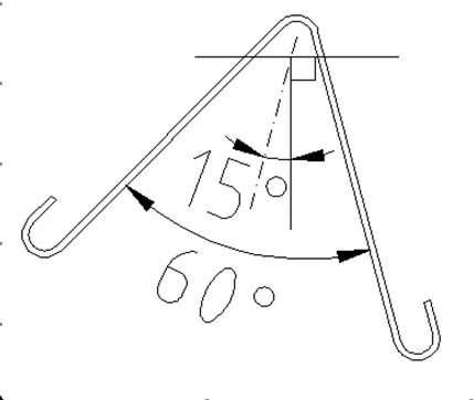 90 10 12 16 20 25 32 80 70 Haarakulma [ o ] 60 50 40 30 20 10 0 0 5 10 15 20 25 30 Elementin massa [t] Kuva 11: Pyörötankolenkkien valinta, B- ja C-tyypit, teräs