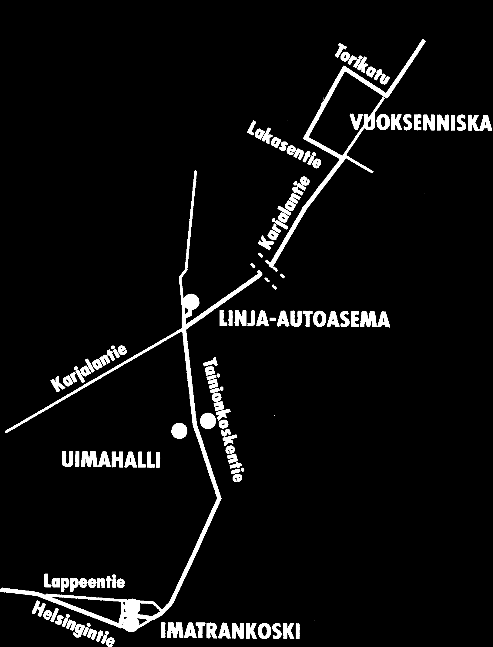 HÄMEENLINNA Lahden suunta: Rautatieasema, Hätilä IMATRA