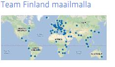 Kansainvälistymisen ja kasvun palvelut ja rahoitus 21 Kaikkiin 15 ELY-keskuksiin on nimetty Team Finland yhteyshenkilöt.