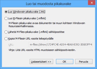 haluat luoda pikakuvakkeen.
