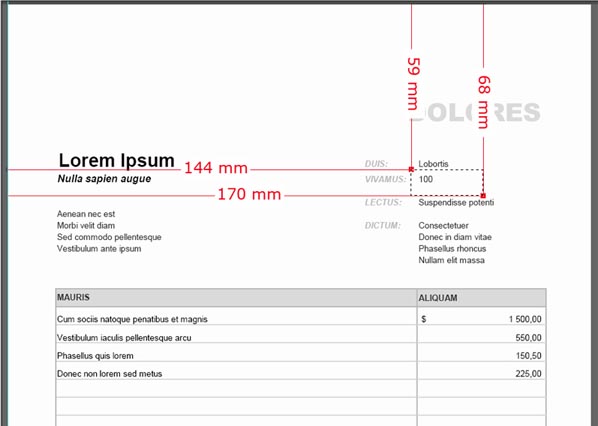 8 Yksittäinen dokumenttivarasto Kuva 178: Alueen sijainti määrittelee kaksi alueen kulmaa (vasen-ylä ja oikea-ala) suhteessa koordinaatiston lähtöpisteeseen, joka on sivun vasemmassa yläkulmassa.