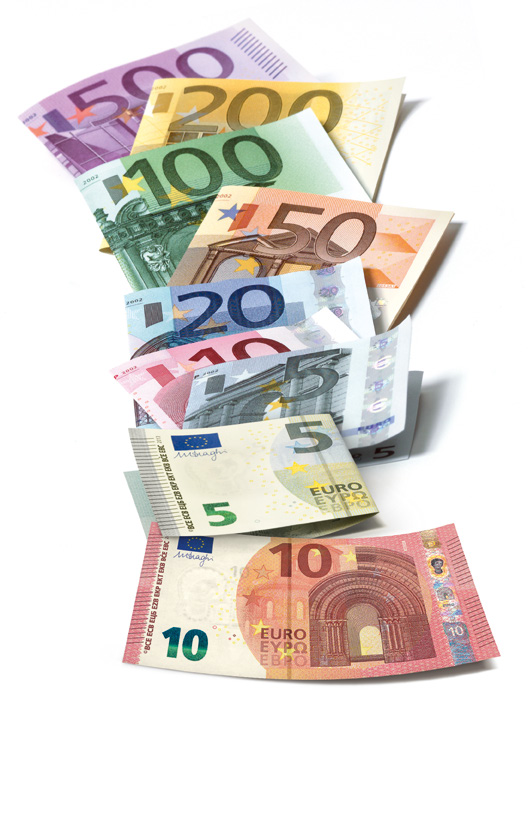 TOINEN EUROSETELISARJA (EUROPA-SARJA) Uusissa euroseteleissä on entistä kehittyneempiä turvatekijöitä, jotka edustavat uusinta setelien valmistus- ja suojaustekniikkaa.