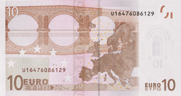 UUSI EURON SETELI Toisen sarjan eurosetelien uudet turvatekijät on helppo löytää.