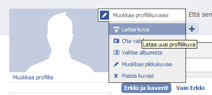 Profiili Profiili on sinun oma sivu, jota sinun facebook kaverit voivat katsella.