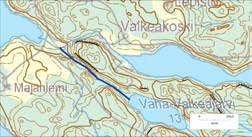 302 "Valkeajärvenoja" Velaatta Kapea vähävetinen uoma, joka saa alkunsa Vähä Valkeajärvestä ja laskee Velaattajärveen.