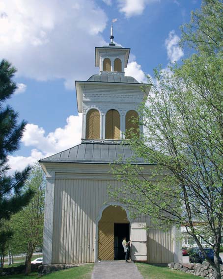 Tapuli, kuva: Arkkitehtitoimisto Hannu Puurunen Oy 4 KAAVI Tapuli V. 1772, tuuliviirissä vuosiluku 1778, siirretty nykyiselle paikalleen v.