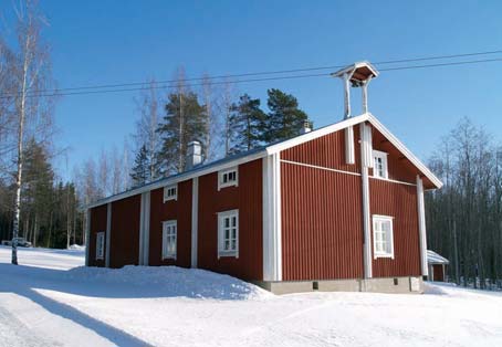 Myöhemmin rakennus on maalattu vihertäväksi (v. 1939) ja siniharmaaksi (v. 1964).
