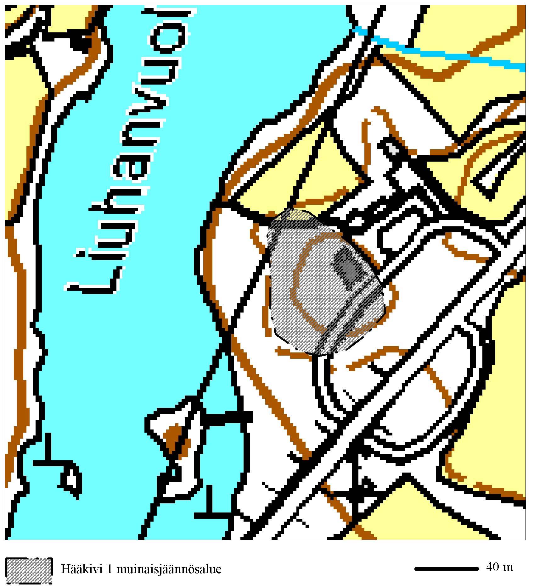 Tiedossa olevat maankäyttösuunnitelmat Alueelle ollaan laatimassa uutta osayleiskaavaa. Lähistön kohteet Hääkivi I (asuinpaikka) 190 metriä länsi lounaaseen. Digitaalikuvat KYY 21: 3 4 Diar. 24.11.