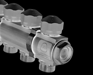 KAN-therm päätykappale ilmaus- ja täyttöventtiileillä G1" G1 1/50 R5541 5,7 E