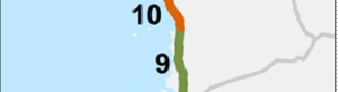 eritasoliittymät; viimeiset 3 km taajaman sisääntulotiemäinen 2+2 -kaistainen 60 km/h,