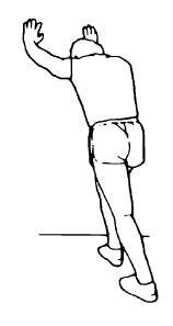 Etureisien venyttäminen Tässä harjoituksessa voit ottaa tukea seinästä tms. Nosta vasenta kantapäätä kohti pakaraa. Tehosta venytystä vasemmalla kädellä vetämällä.