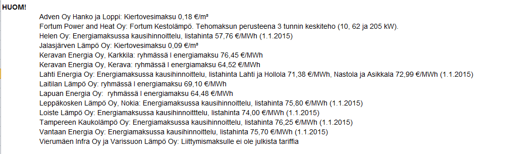 Hintatilastotaulukon