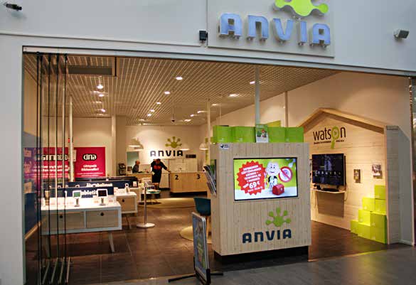 Anvian myymälät palvelevat sekä kuluttajia että yrittäjiä. Myymälämme ovat avoinna seuraavasti: Kuluttajat: Vaasa: Pitkäkatu 37 ma pe 10 18, la 10 14 Seinäjoki: Epstori 1 krs. ma pe 9.