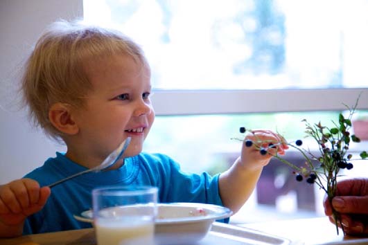 Aamupuurolla voidaan tutustua kotimaisiin viljoihin ja siihen minkä näköisistä, tuntuisista ja