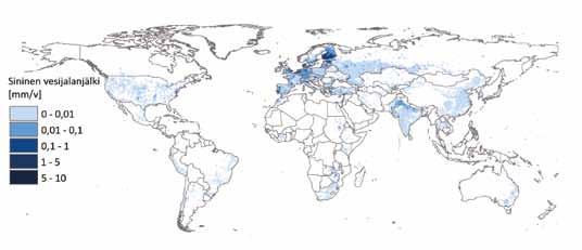 , Richter, B. D. ja Vugteveen, P. (2011). Impact assessment at the bioenergy-water nexus. Biofuels, Bioproducts and Biorefining 5: 375 386.doi: 10.1002/bbb.