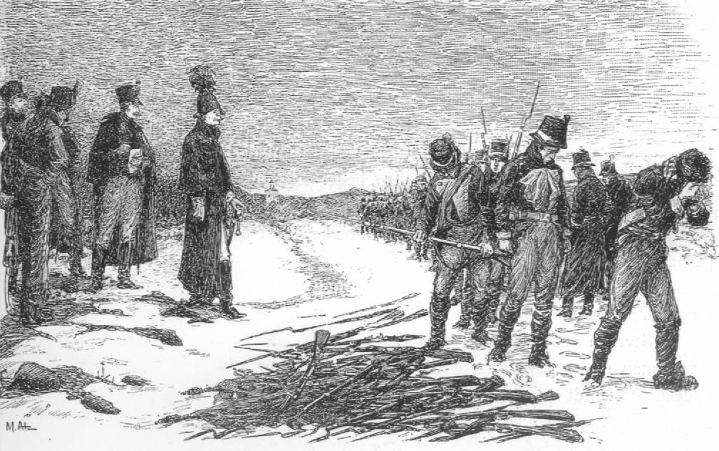 Kenraalimajuri Gripenbergin joukot laskivat aseensa Kainuun Månsbyssä 25.3.1809 kirjoitetun sopimuksen mukaisesti Torniosta vetäytymisen jälkeen Ruotsin tilanne kävi yhä vaikeammaksi.