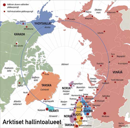 Poliisitoimen osalta arktinen alue ei tällä hetkellä ole merkittävä rikostorjunnallisessa mielessä, mutta on tärkeää, että alueen kehitystä seurataan ja otetaan huomioon myös mahdolliset