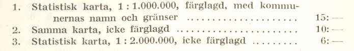 Statistiska kartor.