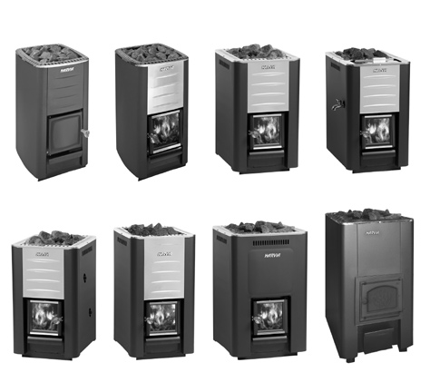 HRVI M1, M3, 20 Pro, 20 ES Pro/S, 20 oiler, 26 Pro, 36, 50 Puulämmitteisen kiukaan asennus- ja käyttöohje