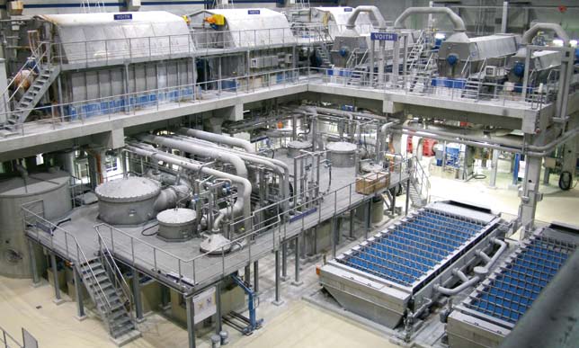 UUSINNAT Kahden siistauslinjan modernisointi Glückstadtissa, Saksassa Lajinvaihdon vauhdittaminen oikeanlaisella siistausmassalla Voith Paper Fiber Systems on modernisoinut ja laajentanut kaksi
