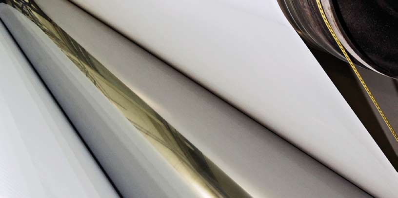 TUOTTEET Uusi terminen pinnoite TerraGloss - kalanterin uusi kovatelapinnoite. TerraGloss säästää energiakustannuksia 30% TerraGloss on kovia kalanteriteloja varten kehitetty uusi terminen pinnoite.