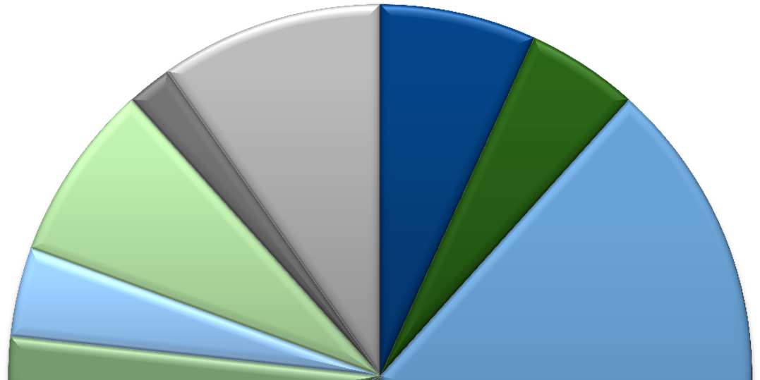 Kuunteluosuudet vuonna 2014 (%:a kaikista radionkuunteluminuuteista keskimääräisenä päivänä) The Voice