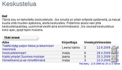 Blogisivun ylälaitaan kannattaa kirjoittaa esittely, jotta lukija tietää, mitä odottaa.