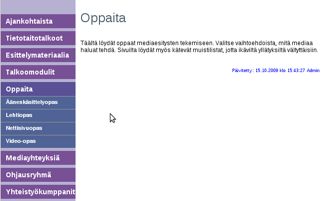 SIVUMALLIN VAIHTAMINEN Uusia sivuja luodessasi olet määrittänyt niissä käytettävät sivumallit.