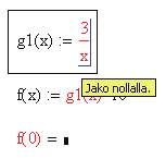Käytä ikkunan nappuloita selataksesi virheilmoitusalueen kanssa yhteydessä olevat alueet läpi.