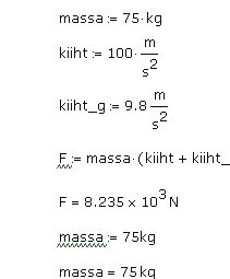 Yksiköt ja suureet / 89 Yksiköt ja suureet Eräs Mathcadin vahvuus on yksiköt ja niiden muunnokset. Yksiköitä käytetään sisäänrakennettujen muuttujien tapaan.