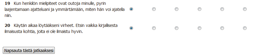 4 Muistio Muistio on kuin oppimispäiväkirja. Käyttäjät kirjaavat muistioon esimerkiksi omaa edistymistään.