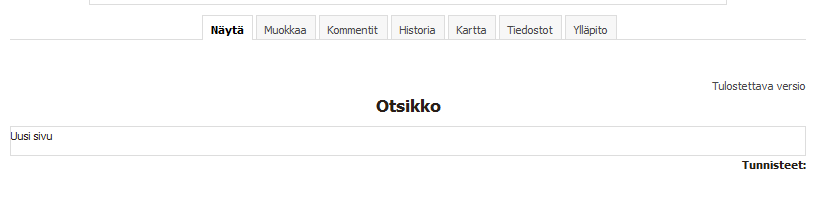 Wikejä käytetään yhteisöllisesti tuotettujen dokumenttien tekemiseen. Wikiin voidaan valita formaatiksi html, kreoli tai NWiki. 6.15.