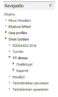 Alla olevassa kuvassa ollaan Tietoteknisen osaamisen työtilan tekstikäsittelyn perusteet tehtävä -aktiviteetissa.