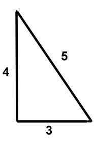 Vasemmalla olevan korkeus h on normaalina ulkopuolella kolmion ABC, kannan a