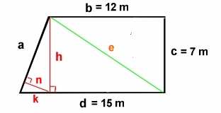 h² + d ² = a²; a = a² ; a = Päätykolmion pinta-ala Keskellä olevan nelikulmion pinta-ala Laske puolisuunnikkaan pinta-ala (sivu 4) Pytagoraan