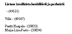 Näitä tilanteita voi syntyä gedcom -siirroissa, mikäli henkilöiden syntymäajat eivät ole samat.