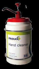 Finixa hand cleaner poistaa liuotin- ja vesiohenteiset maalit, liiman, öljyn,