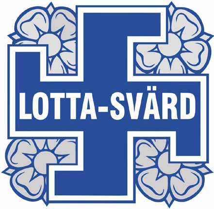 Lotta Svärd -järjestöön kuului jatkosodan loppuvaiheessa vuonna 1944 yli Lotta Svärd -merkin suunnitteli 1921 Eric Vasström. Siinä on hakaristi ja neljä heraldista ruusua.