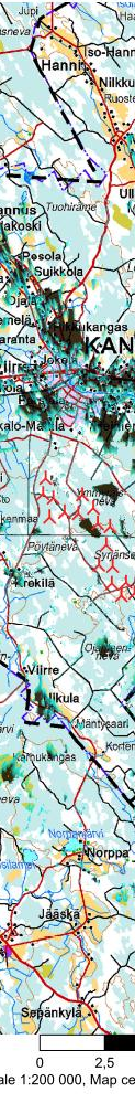 Arvokkaita vesiluontotyyppejä ei suunnittelualueella tai sen läheisyydessä esiinny, mutta Ymmyräisnevalla sijaitsee kaivettu kosteikko, joka lisää luonnon monimuotoisuutta.