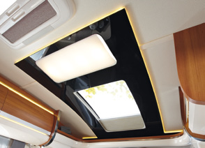 Lukemattomat, virtaa säästävät LED-elementit saavat aikaan upean valaistuksen.