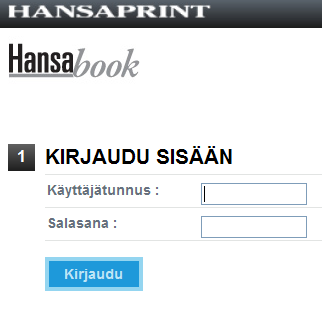 Opas HansaBook-palvelun käyttöön Yleistä HansaBook-palvelu on kirjan elinkaareen sopeutuvan yksittäis- ja erätuotannon palvelu.