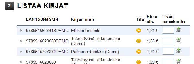 Seuraavaksi valitaan halutaanko Hansaprintin toimittavan kirjan vapaakappaleet (6 kpl) suoraan kirjapainosta Vapaakappaletoimistoon. Valinnan jälkeen paina Hyväksy. Huom!