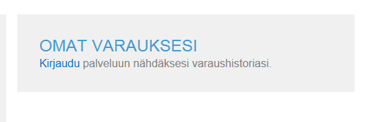 Ohjeet vanhan venepaikan uudelleen varaukseen Voit varata vanhan venepaikkasi uudestaan seuraavalle kaudelle kaupungin sähköisessä varauspalvelussa