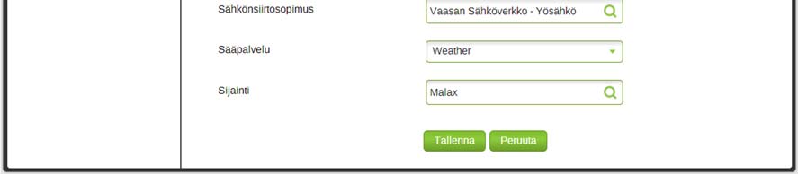 Huomaa: Asentaja on määritellyt etäpalvelinten asetukset valmiiksi asennuksen yhteydessä, eikä niitä yleensä tarvitse muuttaa.