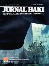 23. 26. 27. 24. 25. 23. Indonesia. Jurnal Himpunan Ahli Konstruksi Indonesia HAKI 2001:2, s.